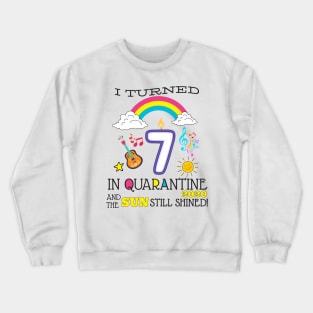 Quarantine 7th Birthday 2020 Crewneck Sweatshirt